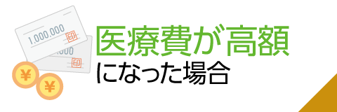 医療費が高額になった場合